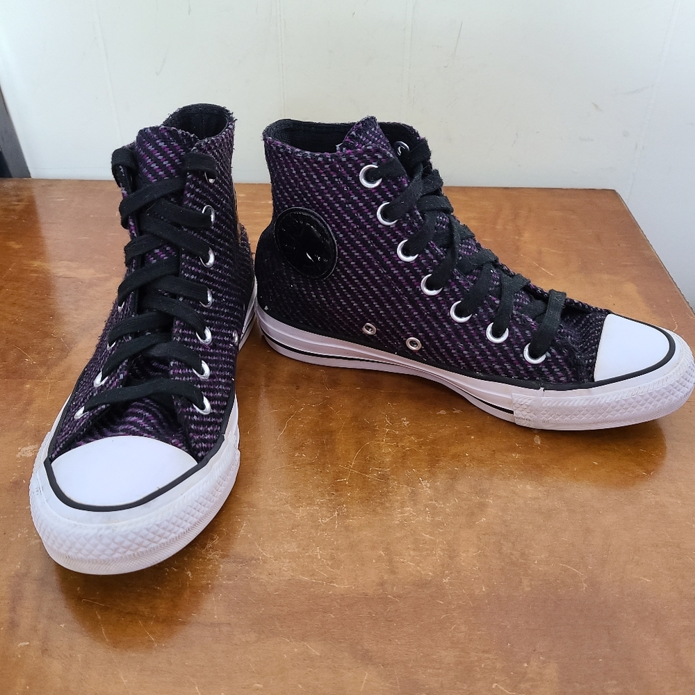 Converse Hightop Tweed Unique Comfy Fun